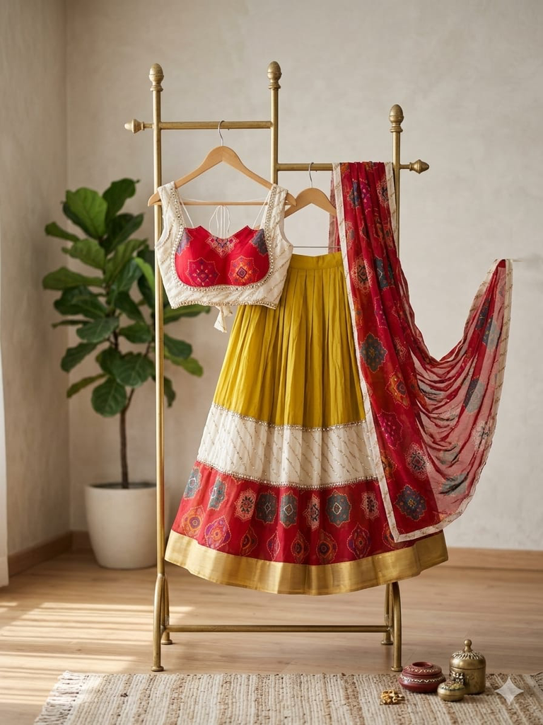 Designer Chaniyacholi Pure Reyon With Georgette Fabric with Multi Print and Heavy work Border
