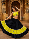 Real Mirror Lace Skirt with Designer Kodi Blouse