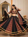 Heavy Reyon Fabric Double Kali Patola Print Concept Designer Chaniyacholi With Fancy Dupatta