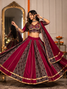 Heavy Reyon Fabric Double Kali Patola Print Concept Designer Chaniyacholi With Fancy Dupatta