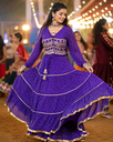 Georgette Fabric Skirt with Full Sleeves Designer Mirror Kodi Work Premium Concept Long Blouse